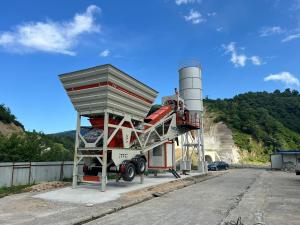 60 m³/h Mobile Concrete Plant