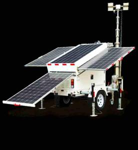 Solar Light Tower with 4 (400W LT ) Panels