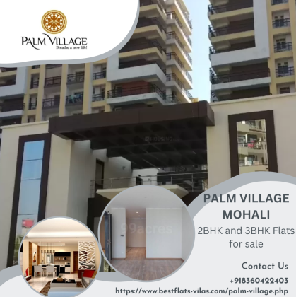 Find Your Dream Home at Palm Village Mohali: 2BHK and 3BHK Flats Available Now