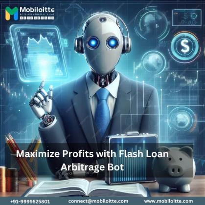 Maximize Profits with Flash Loan Arbitrage Bot by Mobiloitte