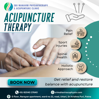 Sri Mahavir Physiotherapy & Acupuncture Clinic : Acupuncture treatment in Boring road