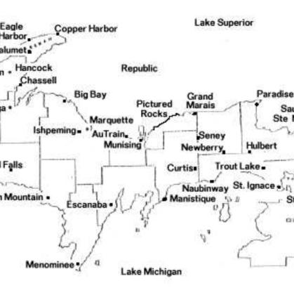 Explore the Upper Peninsula of Michigan with Our Detailed Map